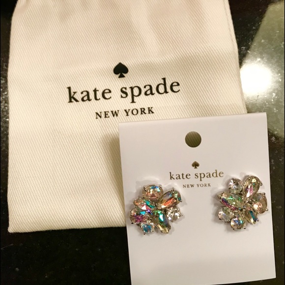 kate spade Jewelry - Kate Spade ♠️ NWT Faux Rhinestone Earrings